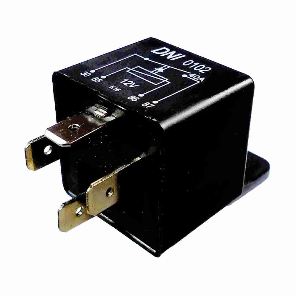 RELÉ AUXILIAR 4 T 40A 12V UNIVERSAL