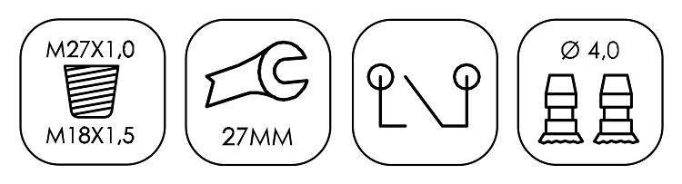 INTERRUPTOR LUZ DE RÉ MB ACCELO 712C LO914 ZF CX
