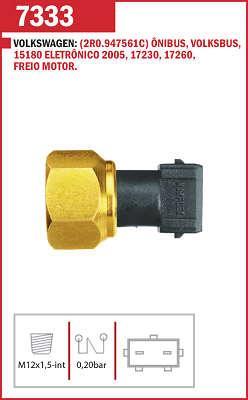 INTERRUPTOR ALARME FREIO VOLKSBUS 15180 17230