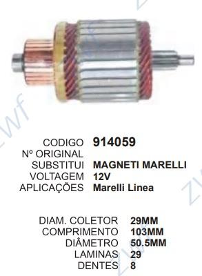 INDUZIDO ALFA ROMEO FIAT RENAULT NISSAN