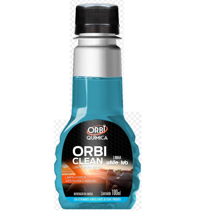 LIMPA PARABRISA DETERGENTE 100ML ORBI CLEAN AZUL
