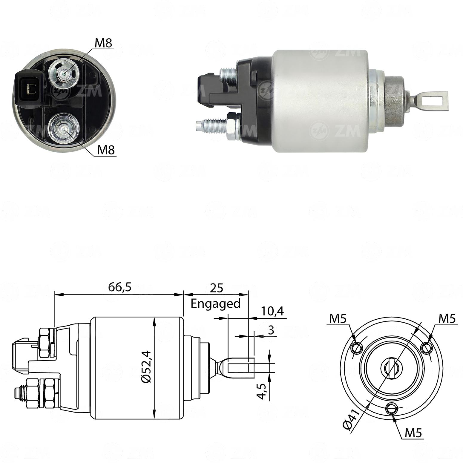 RELÉ DE PARTIDA AUDI A3 BMW VW BORA POLO 12V