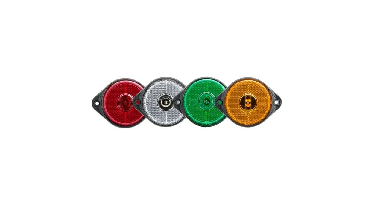 LANTERNA LATERAL PEITO CARRETA LED BIVOLT VM