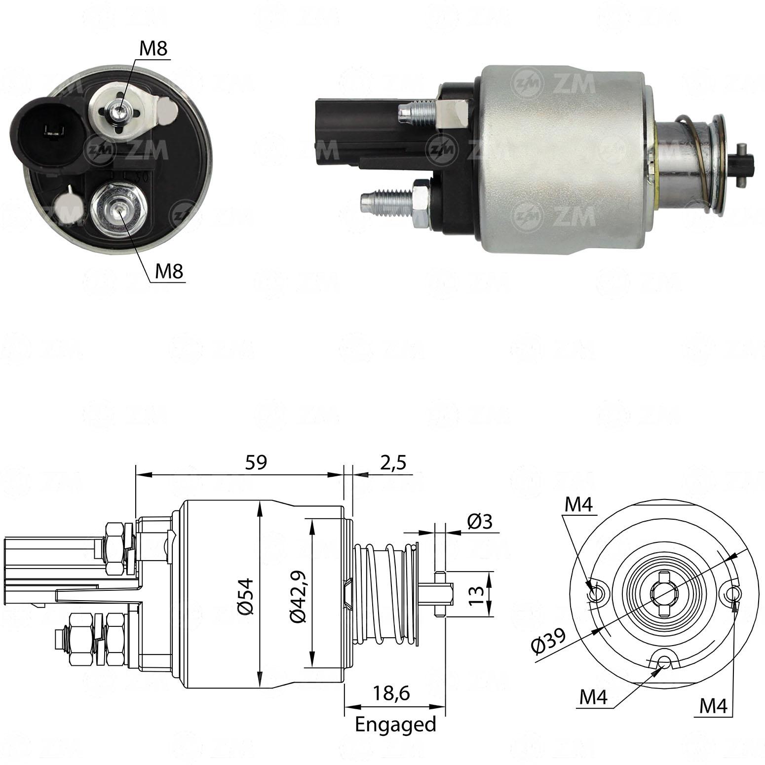 RELÉ DE PARTIDA AUDI A3 TT VW GOLF JETTA 12V