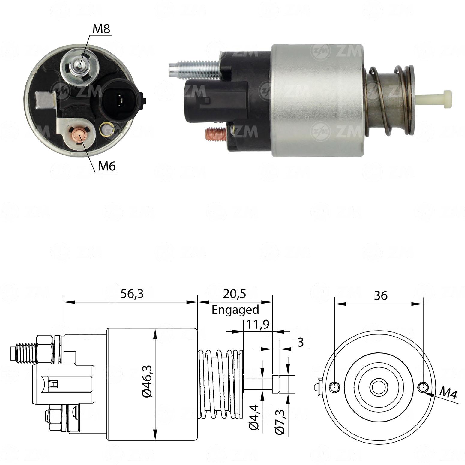 RELÉ DE PARTIDA AGILE COBALT CORSA ONIX 12V