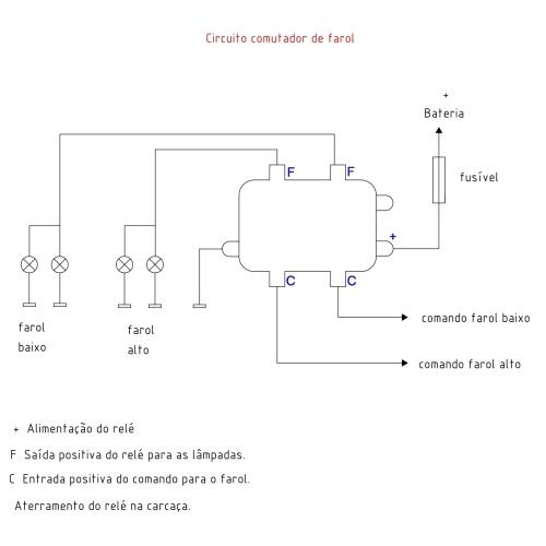 RELÉ AUX FAROL 5 TERMINAIS 400W