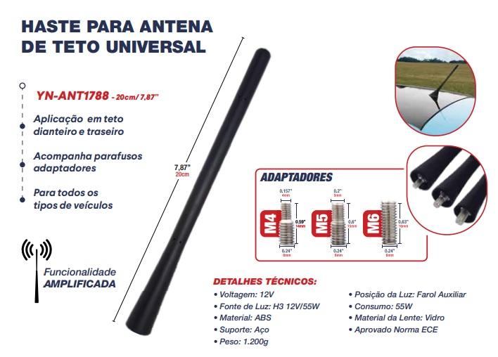 ANTENA TETO GOL VOYAGE G5 C ADAPT M6 M5 M4