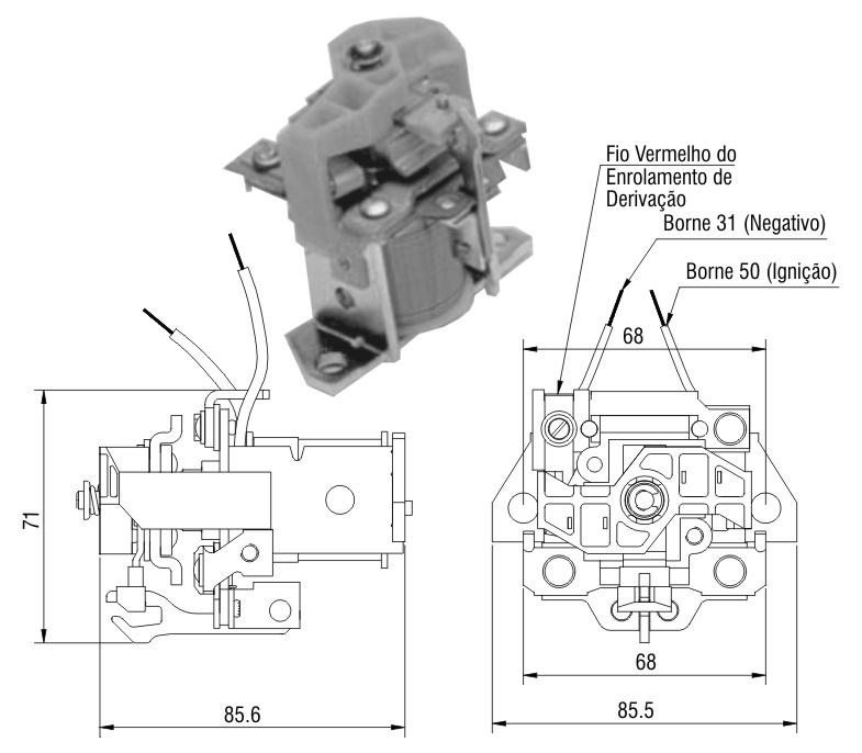RELÉ DE COMANDO VOLVO CAMINHÕES LM T800 12V