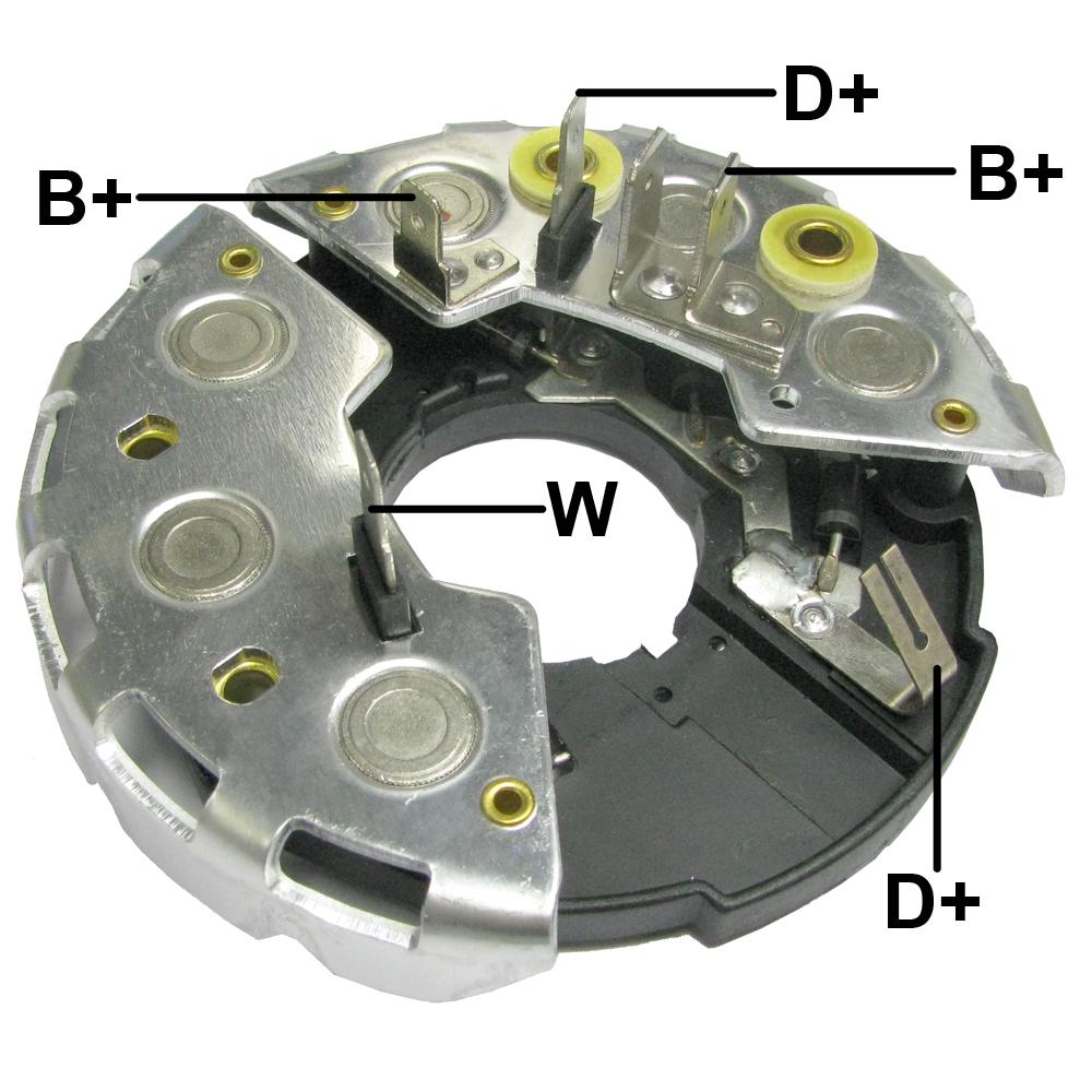 CONJUNTO RETIFICADOR AUDI S4000 VW JETTA QUANTUM