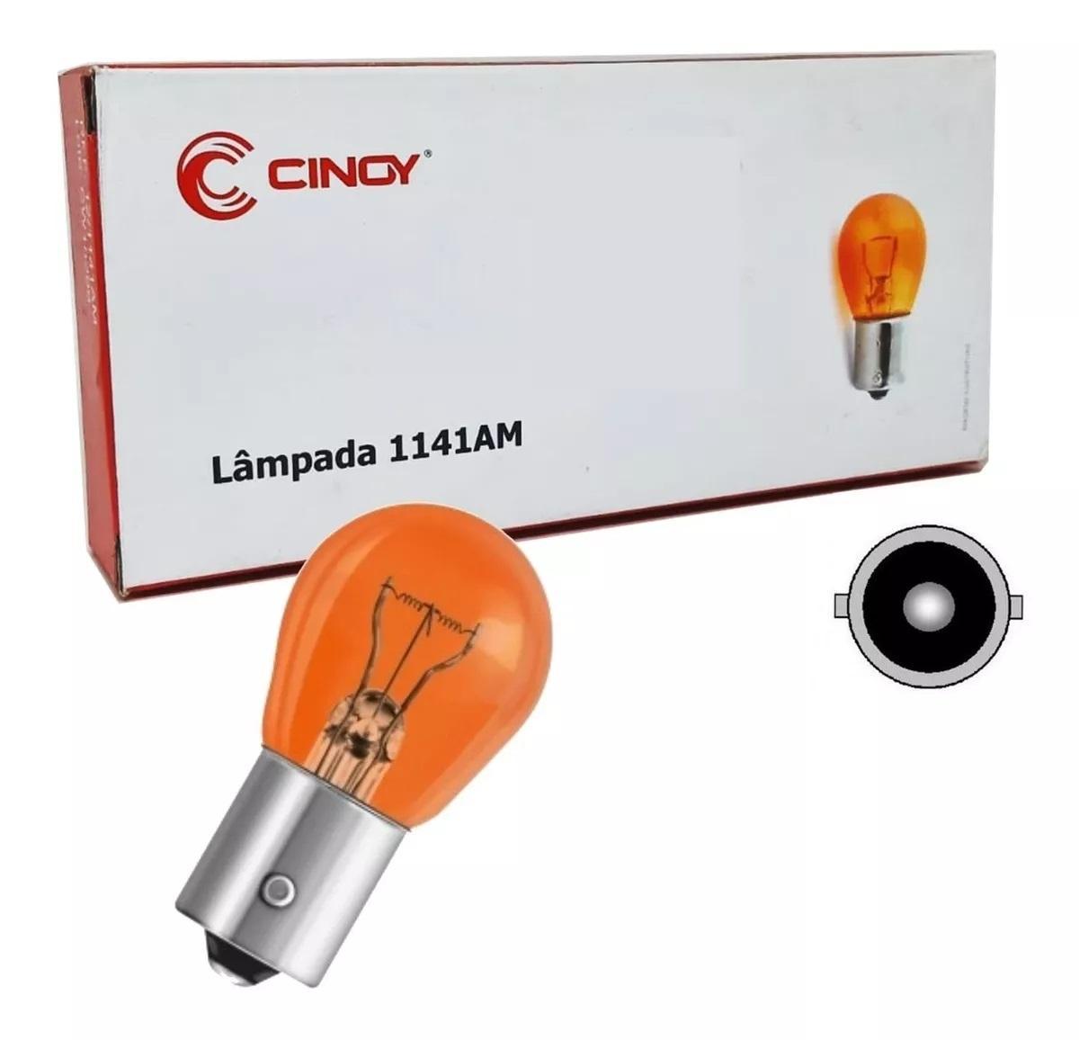 LÂMPADA CINOY 1141 AMARELA 1 POLO 21W 12V