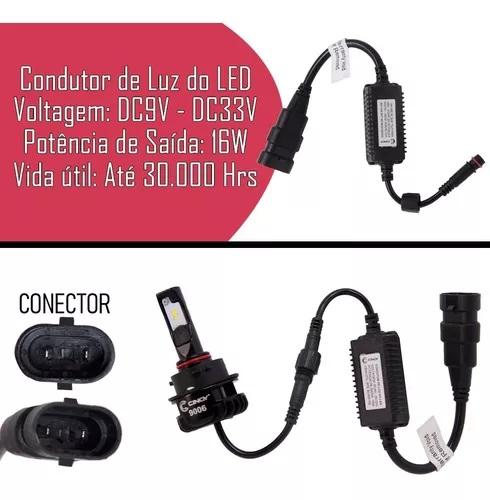 PAR LÂMPADA SUPER LED PLUS CINOY HB4 HB3 BIVOLT