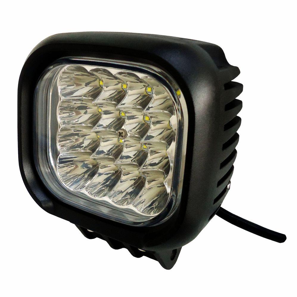 FAROL LED QUADRADO 16 LEDS 48W DNI