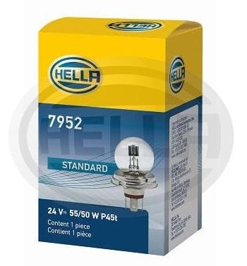 LÂMPADA HELLA FAROL SIMÉTRICA 50/55W 24V