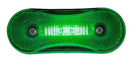 LANTERNA LATERAL SIDELIGHT FACCHINI VERDE LED 24V