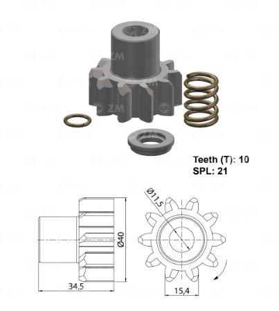 PINHÃO APLICA IMPULSOR 8581801