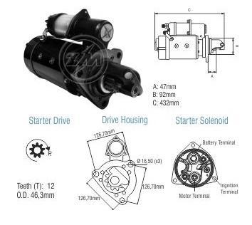MOTOR DE PARTIDA 37MT VW 18.310 7,46KW 24V