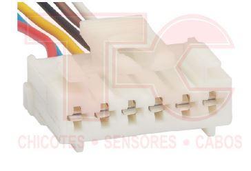 CHICOTE 6 VIAS LANTERNA TRASEIRA PALIO