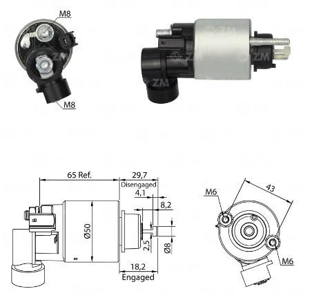 RELÉ DE PARTIDA ACURA MDX HONDA ACCORD 12V
