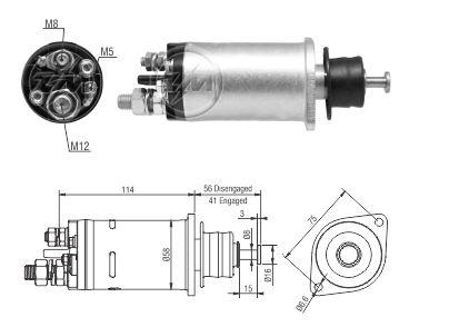 RELÉ DE PARTIDA 29MT FORD CARGO CAM VW 12V