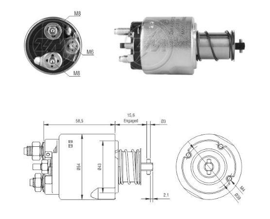 RELÉ DE PARTIDA ASTRA CORSA MERIVA 12V