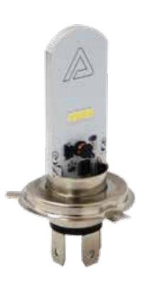 LÂMPADA H4 SLIM BIVOLT 12/24V 24W 6.500K PAR