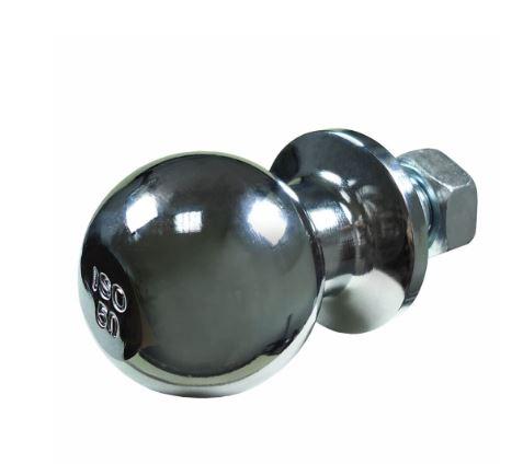 BOLA PARA ENGATE REBOQUE 50MM² AÇO CROMADO