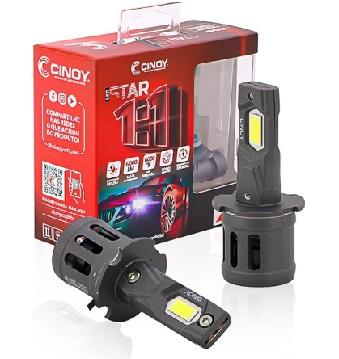 PAR LÂMPADA LED H3 CINOY STAR 6000K 12V