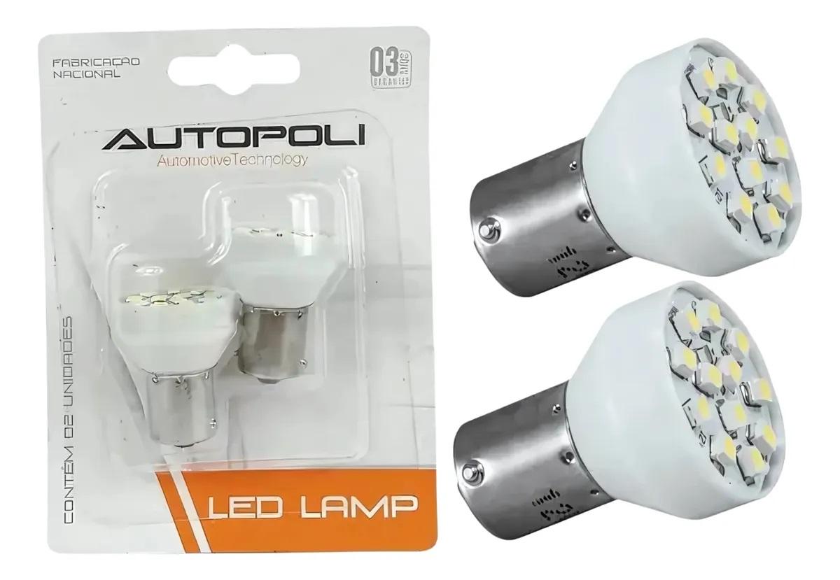 LÂMPADA LED T20 12V 12W 12 LEDS BRANCO