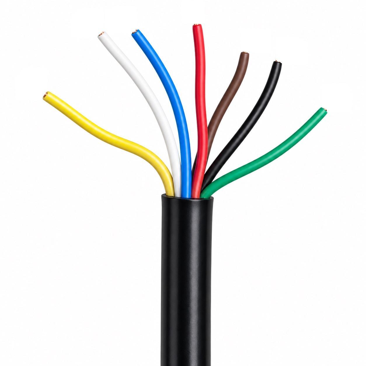 CHICOTE ESPIRAL CARRETA 7 FIOS 4.5 MT SEM TOMADA