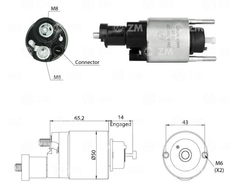 RELÉ DE PARTIDA ACURA RSX HONDA CIVIC 12V