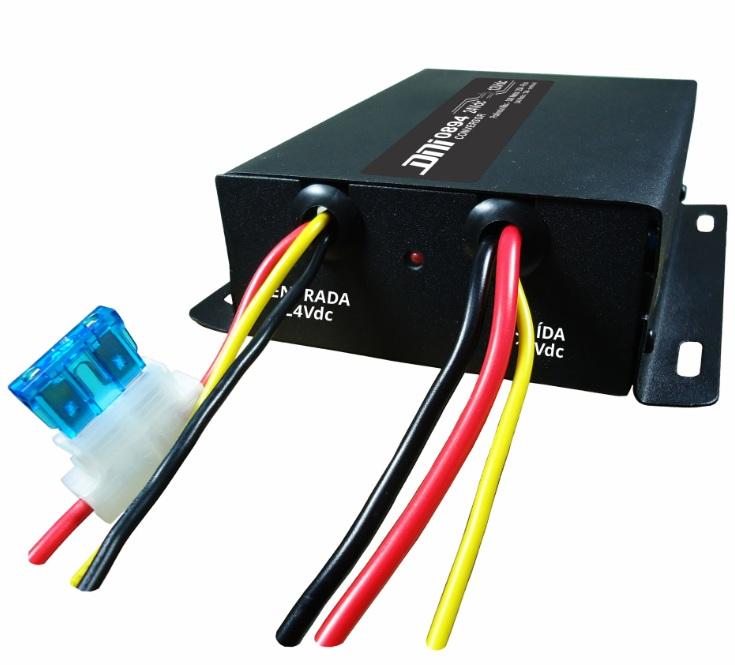 CONVERSOR REDUTOR TENSAO 24V 12V 300W C/ COOLER
