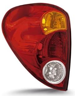 LANTERNA TRASEIRA TRICOLOR L200 TRITON 07 A 15 LE
