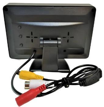 MONITOR ROADSTAR S/CÂM RÉ TELA LCD 4,3'' 2 ENT 12V