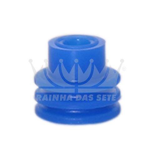 SELO AZUL/AMARELO SILICONE VEDAÇÃO FIO 3,4A3,7mm