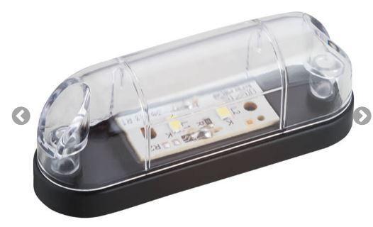 LANTERNA LATERAL E LUZ PLACA LED UNIVERSAL CRISTAL